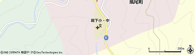 福井市立殿下幼小中学校周辺の地図