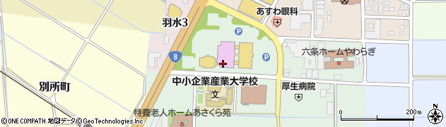 福井県産業会館２号館展示場周辺の地図