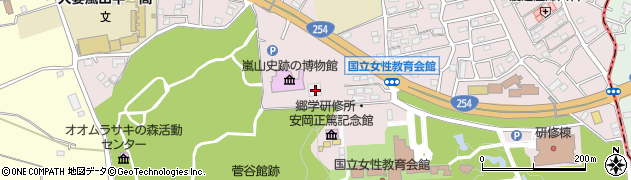 埼玉県比企郡嵐山町菅谷752周辺の地図