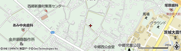 茨城県阿見町（稲敷郡）阿見周辺の地図