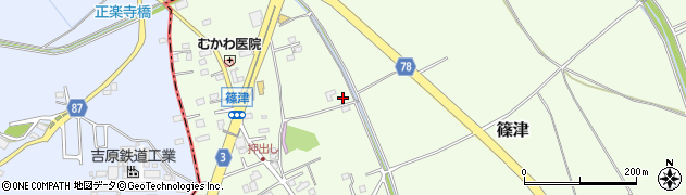 埼玉県白岡市篠津96周辺の地図