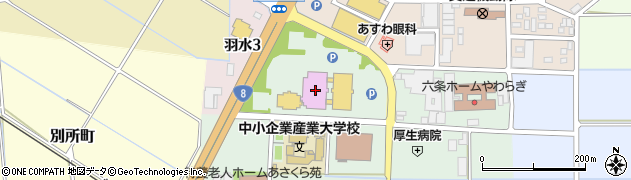 福井県産業会館周辺の地図