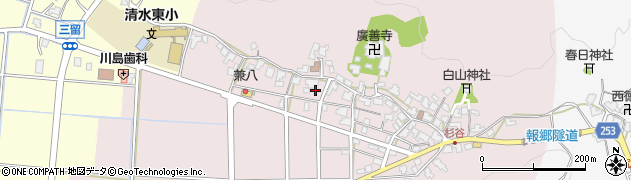 福井県福井市清水杉谷町周辺の地図
