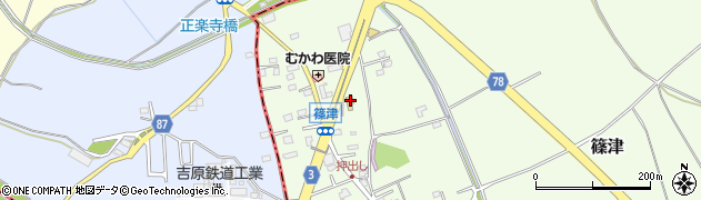 埼玉県白岡市篠津44周辺の地図