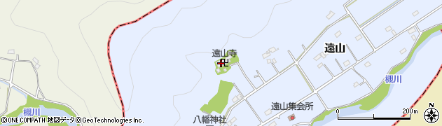 遠山寺周辺の地図