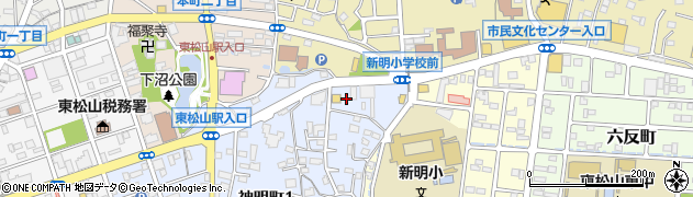 あいおいニッセイ同和損害保険株式会社　埼玉西支店・東松山支社周辺の地図