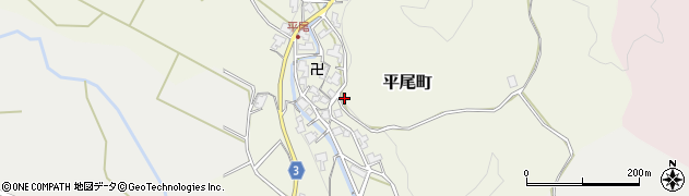 福井県福井市平尾町周辺の地図