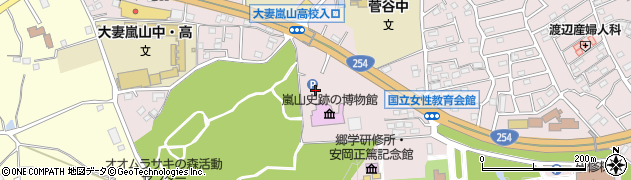 埼玉県比企郡嵐山町菅谷748周辺の地図