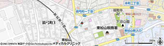 東和銀行東松山支店 ＡＴＭ周辺の地図