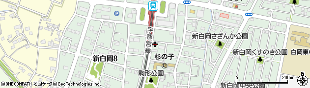 新白岡駅前郵便局 ＡＴＭ周辺の地図
