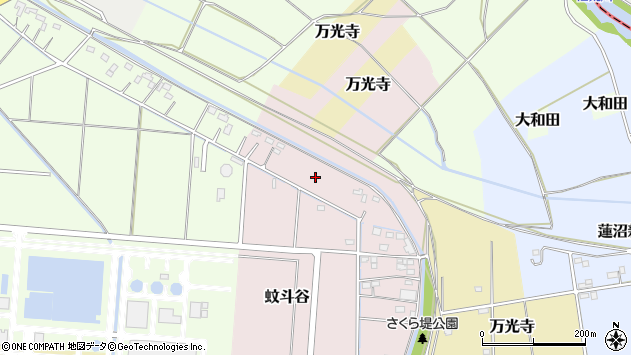 〒355-0125 埼玉県比企郡吉見町蚊斗谷の地図