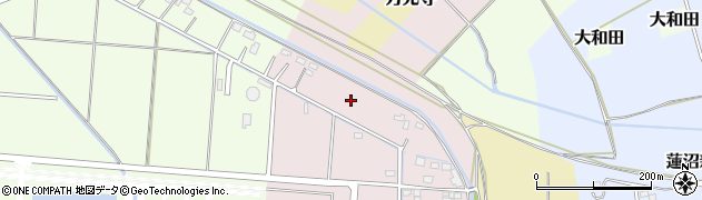 埼玉県吉見町（比企郡）蚊斗谷周辺の地図