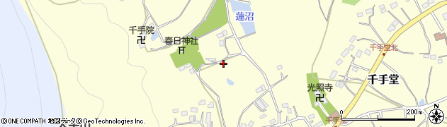 埼玉県比企郡嵐山町千手堂594周辺の地図