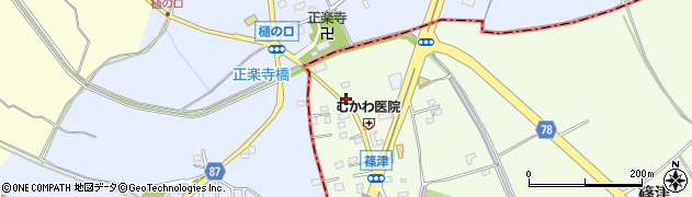 埼玉県白岡市篠津24周辺の地図