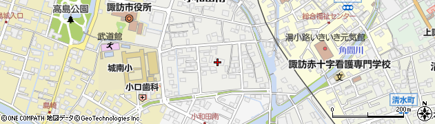 諏訪ガス株式会社　本社・諏訪営業所周辺の地図
