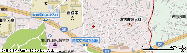 埼玉県比企郡嵐山町菅谷688周辺の地図