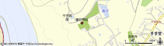 埼玉県比企郡嵐山町千手堂585周辺の地図