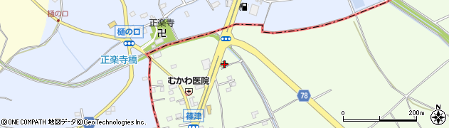 埼玉県白岡市篠津61周辺の地図