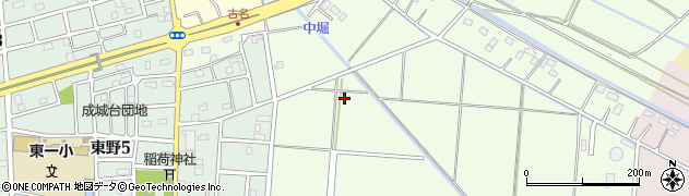 埼玉県吉見町（比企郡）大和田周辺の地図