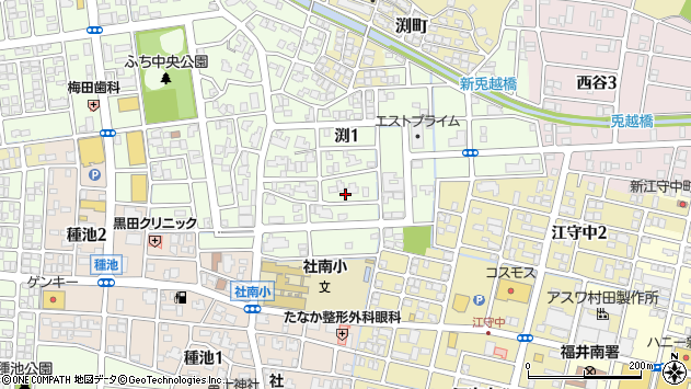 〒918-8026 福井県福井市渕の地図