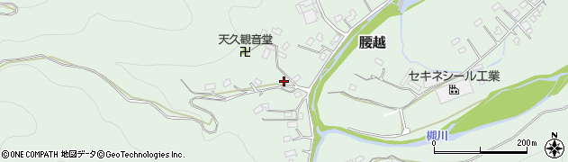 埼玉県比企郡小川町腰越1404周辺の地図