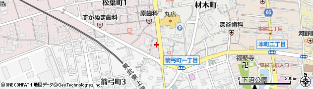 救急２４時間エクシーセキュリティーサービス　東松山周辺の地図