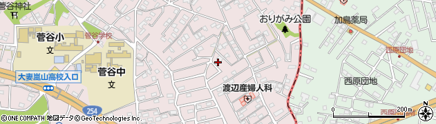 埼玉県比企郡嵐山町菅谷1043周辺の地図