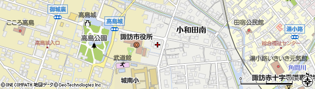 八十二銀行上諏訪駅前支店周辺の地図