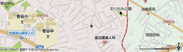 埼玉県比企郡嵐山町菅谷1041周辺の地図