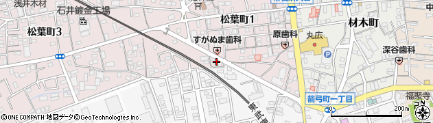 あゆ 東松山周辺の地図
