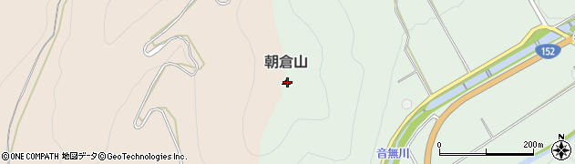 朝倉山周辺の地図