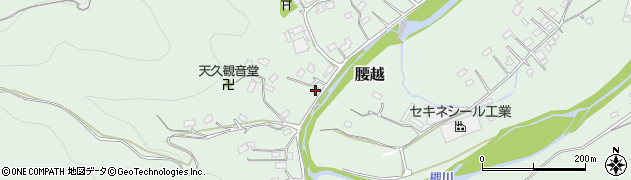 埼玉県比企郡小川町腰越1372周辺の地図