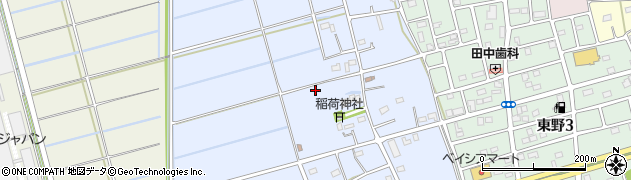 埼玉県吉見町（比企郡）谷口周辺の地図