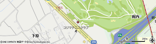 茨城県つくば市下原507周辺の地図
