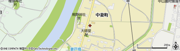 茨城県常総市中妻町126周辺の地図