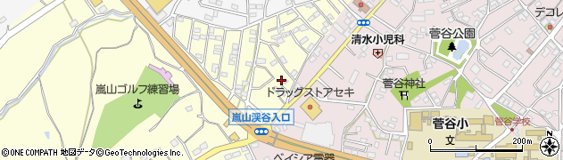 埼玉県比企郡嵐山町千手堂25-17周辺の地図