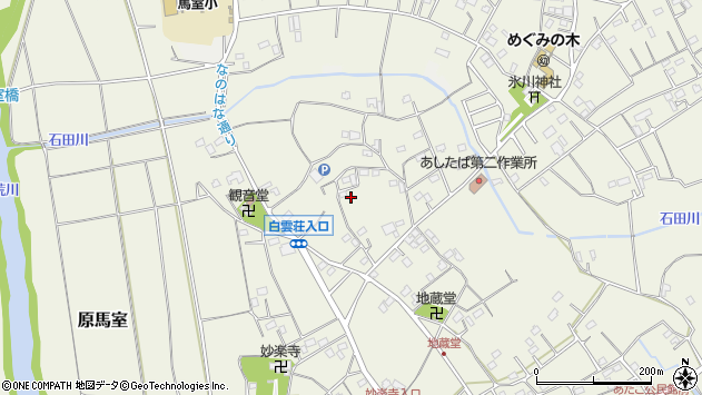 〒365-0043 埼玉県鴻巣市原馬室の地図