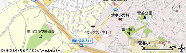 埼玉県比企郡嵐山町千手堂16-3周辺の地図