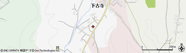 埼玉県比企郡小川町下古寺周辺の地図