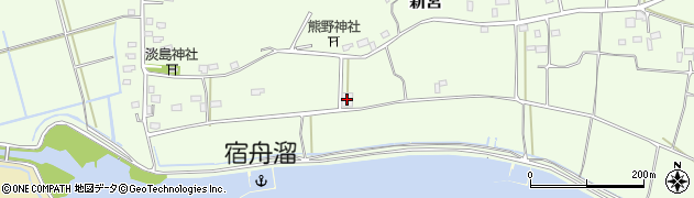 茨城県行方市新宮641周辺の地図