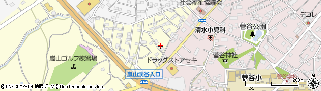 埼玉県比企郡嵐山町千手堂16周辺の地図