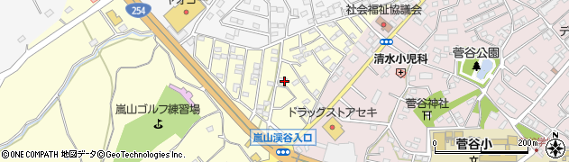 埼玉県比企郡嵐山町千手堂22周辺の地図