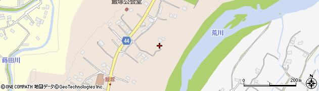 埼玉県秩父市寺尾489周辺の地図