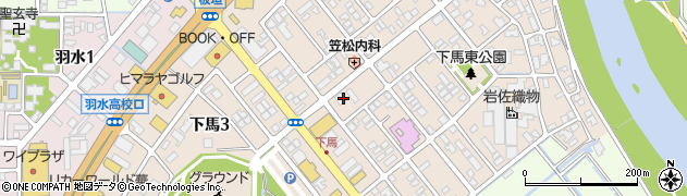 福井県福井市下馬周辺の地図