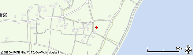 茨城県行方市新宮909周辺の地図