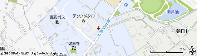 テクノメタル株式会社　北本工場周辺の地図
