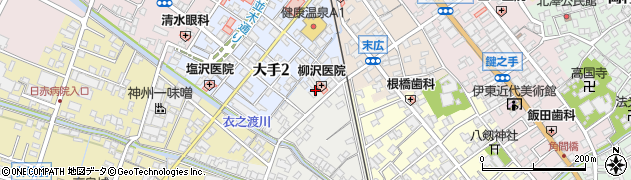 柳澤医院周辺の地図