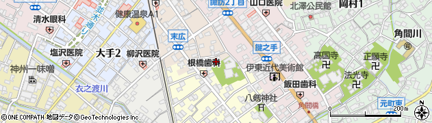 上島クリーニング店周辺の地図