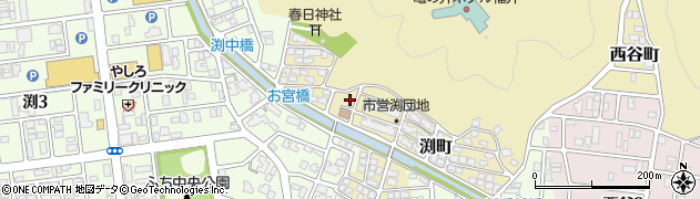 福井県福井市渕町周辺の地図