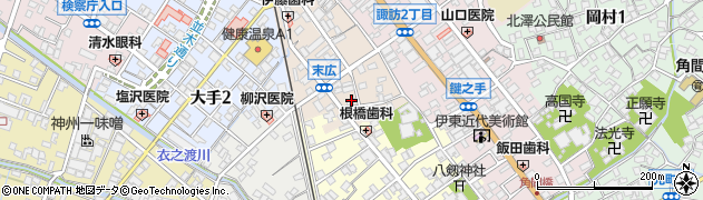 清心会書道教室周辺の地図